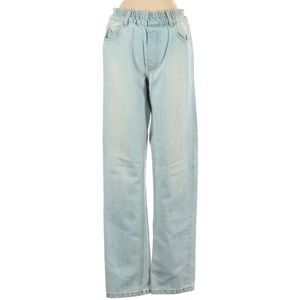 CAROLINE CONSTAS Remi Pant elastic waist straight leg jeans light bleach Size 25